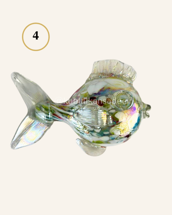 12 Escultura pescado para pared hecha en vidrio soplado / VARIAS PIEZAS POR ESCOGER