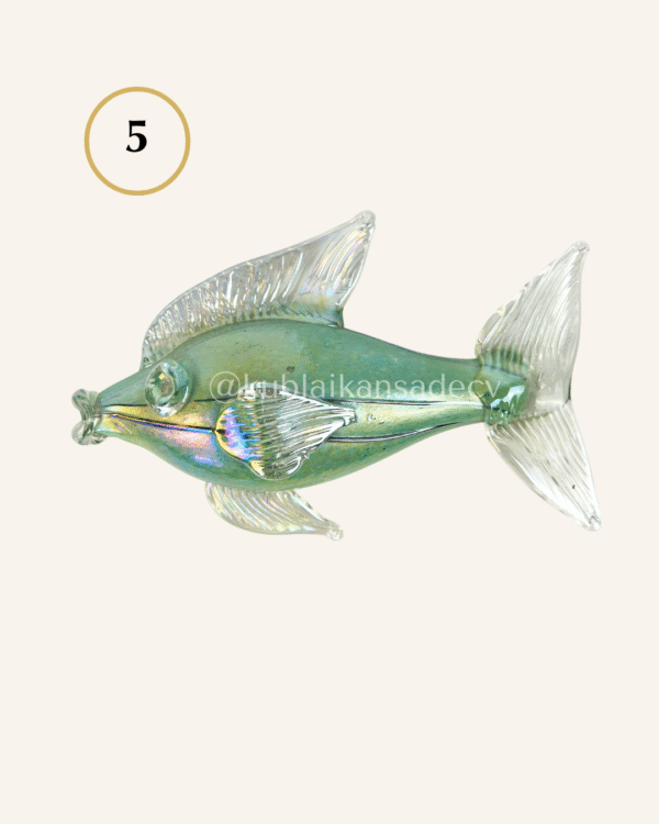 13 Escultura pescado para pared hecha en vidrio soplado / VARIAS PIEZAS POR ESCOGER