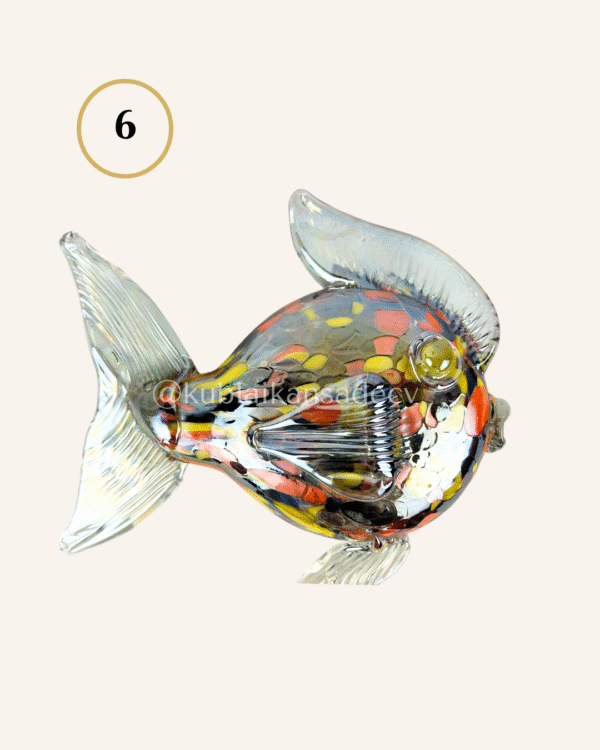 14 Escultura pescado para pared hecha en vidrio soplado / VARIAS PIEZAS POR ESCOGER