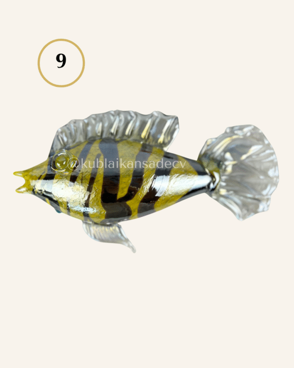 17 Escultura pescado para pared hecha en vidrio soplado / VARIAS PIEZAS POR ESCOGER