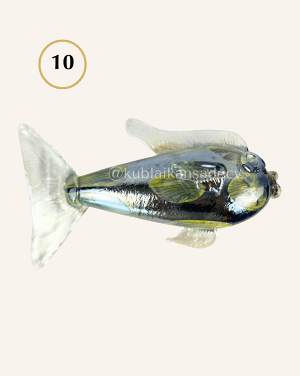 18 Escultura pescado para pared hecha en vidrio soplado / VARIAS PIEZAS POR ESCOGER