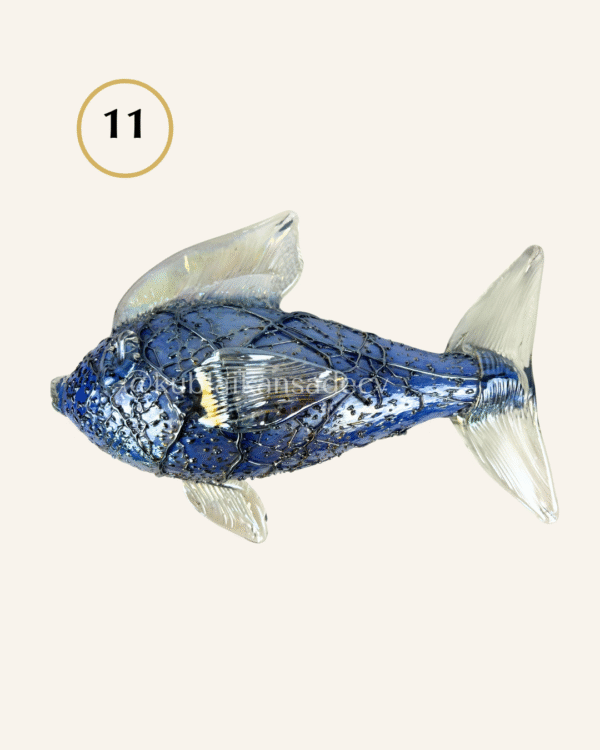 19 Escultura pescado para pared hecha en vidrio soplado / VARIAS PIEZAS POR ESCOGER