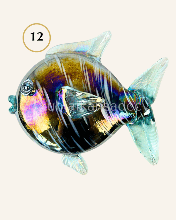 20 Escultura pescado para pared hecha en vidrio soplado / VARIAS PIEZAS POR ESCOGER