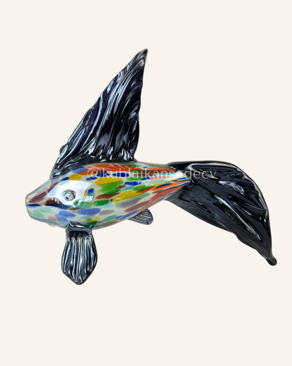 23 Escultura pescado vidrio soplado para mesa - VARIAS PIEZAS ÚNICAS