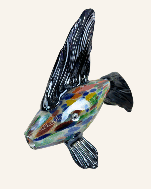 25 Escultura pescado vidrio soplado para mesa - VARIAS PIEZAS ÚNICAS