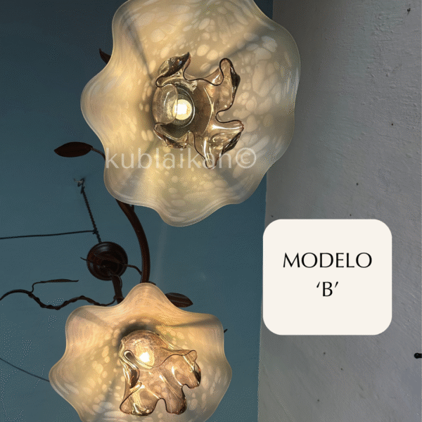 25 Candil Bellini forjado - 3 luces / PIEZA ÚNICA