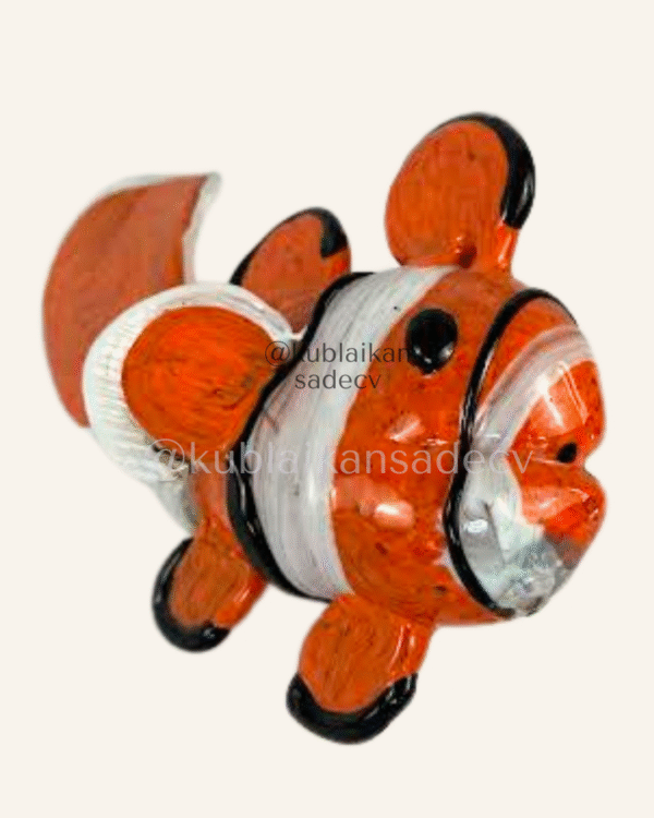 30 Escultura pescado vidrio soplado para mesa - VARIAS PIEZAS ÚNICAS