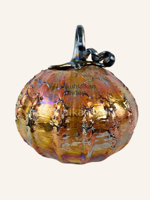 Calabaza decoración - vidrio soplado