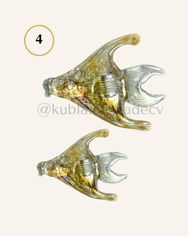 5 Juego de pescados para pared hecha en vidrio soplado / JUEGOS ÚNICOS