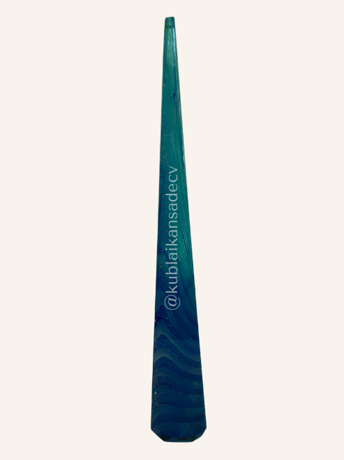 56 Escultura vidrio fusionado / PIEZA ÚNICA
