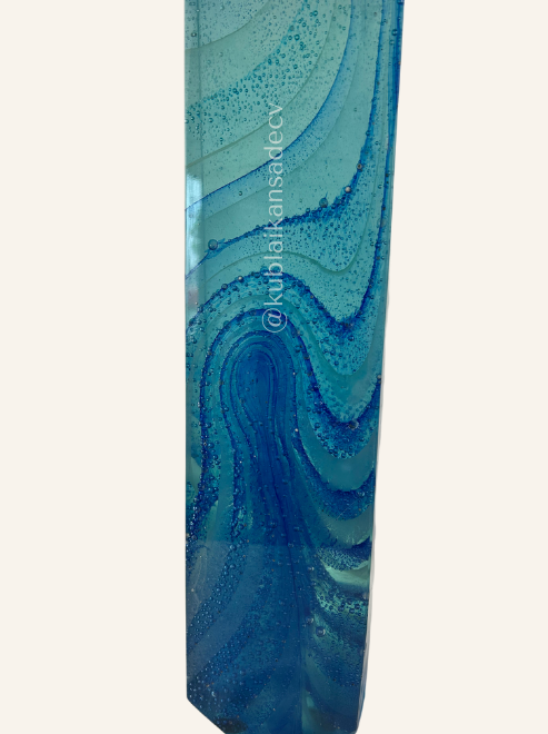 57 Escultura vidrio fusionado / PIEZA ÚNICA